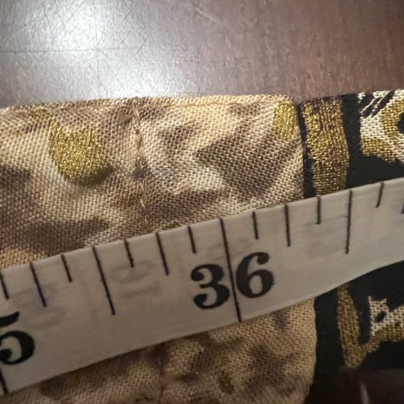 La Palapa womens wrap skirt sarong size L Aztec animal print 3/4 length coverup - Picture 8 of 9